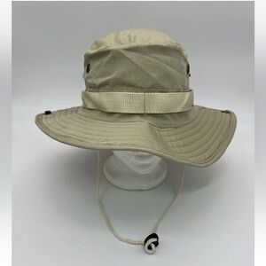 Jungle Type II Tactical Sun Hat Size Large Tan Muxin Camping Fishing Beach brim
